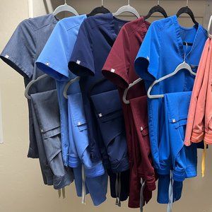 FIGS SCRUB: each set (top and pants) for only 20$/set .